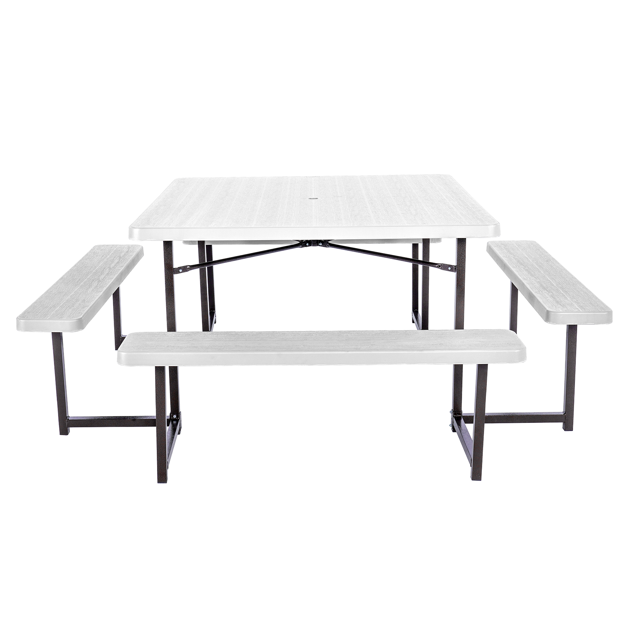 Square Picnic 48" (White and Black)