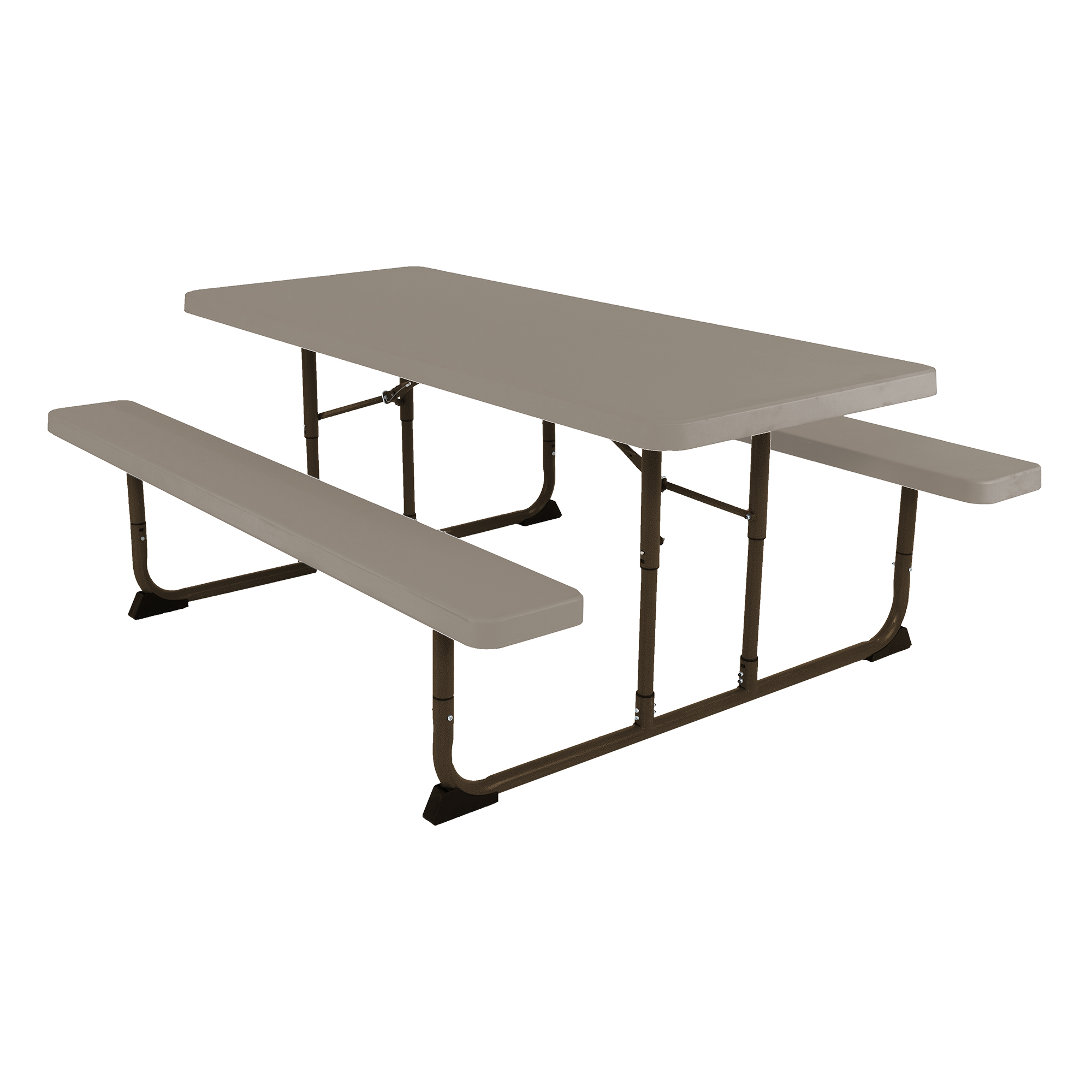 6-Foot Wood Grain Picnic Table (Wood Grain)