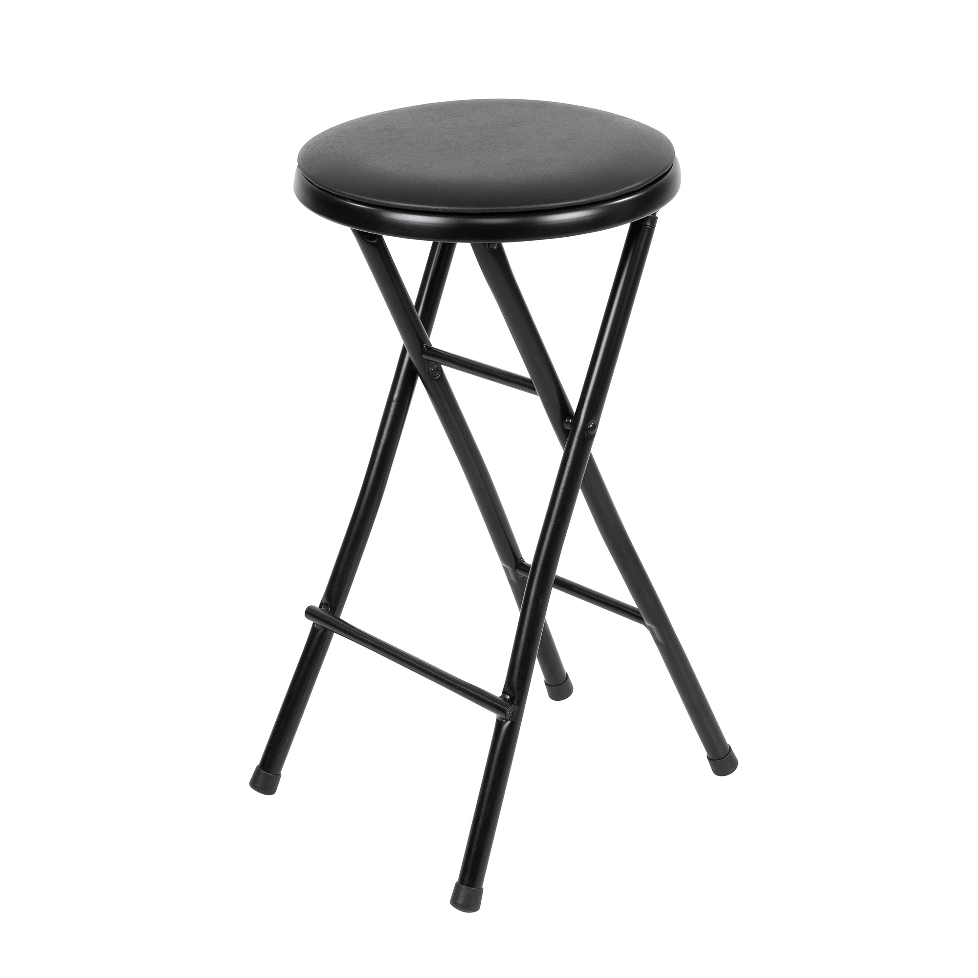 Padded Vinyl Folding Stool