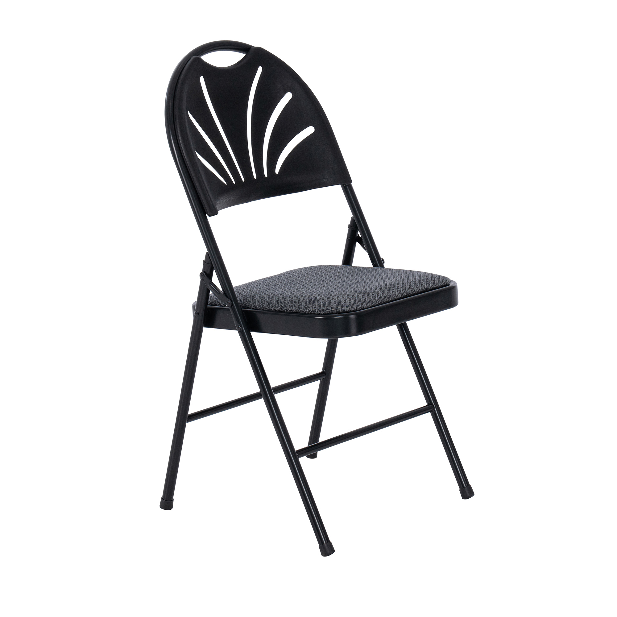 Padded Steel and Fabirc Folding Chair