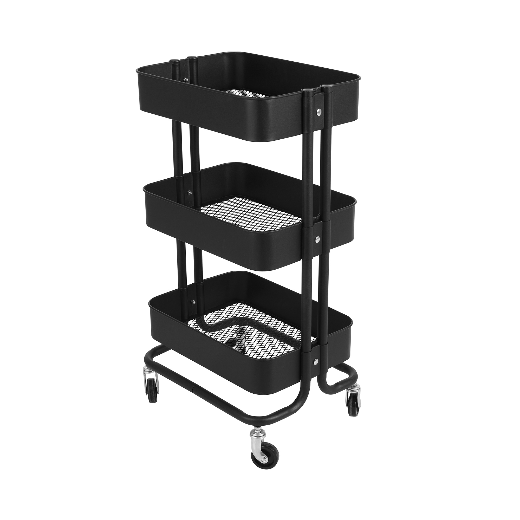 3-Tier Utility Cart (Black)