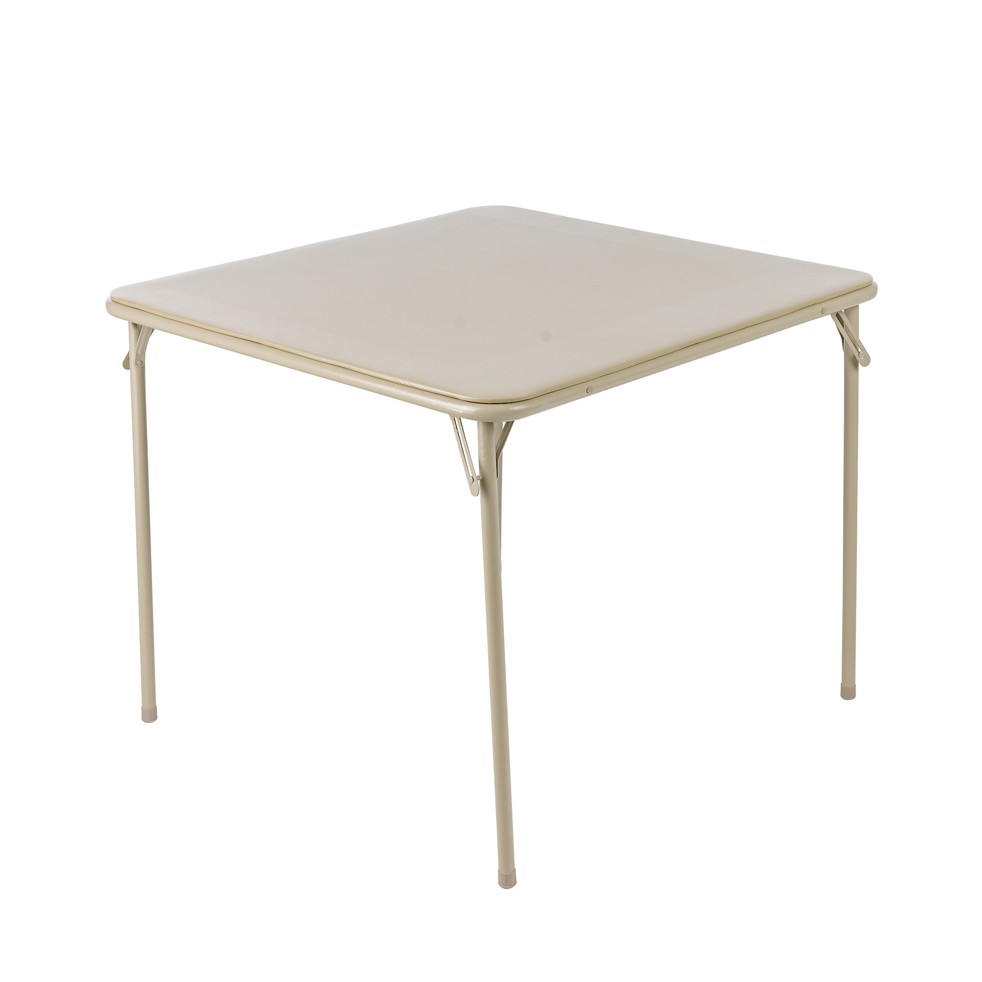 34-Inch Vinyl Folding Table (Tan)