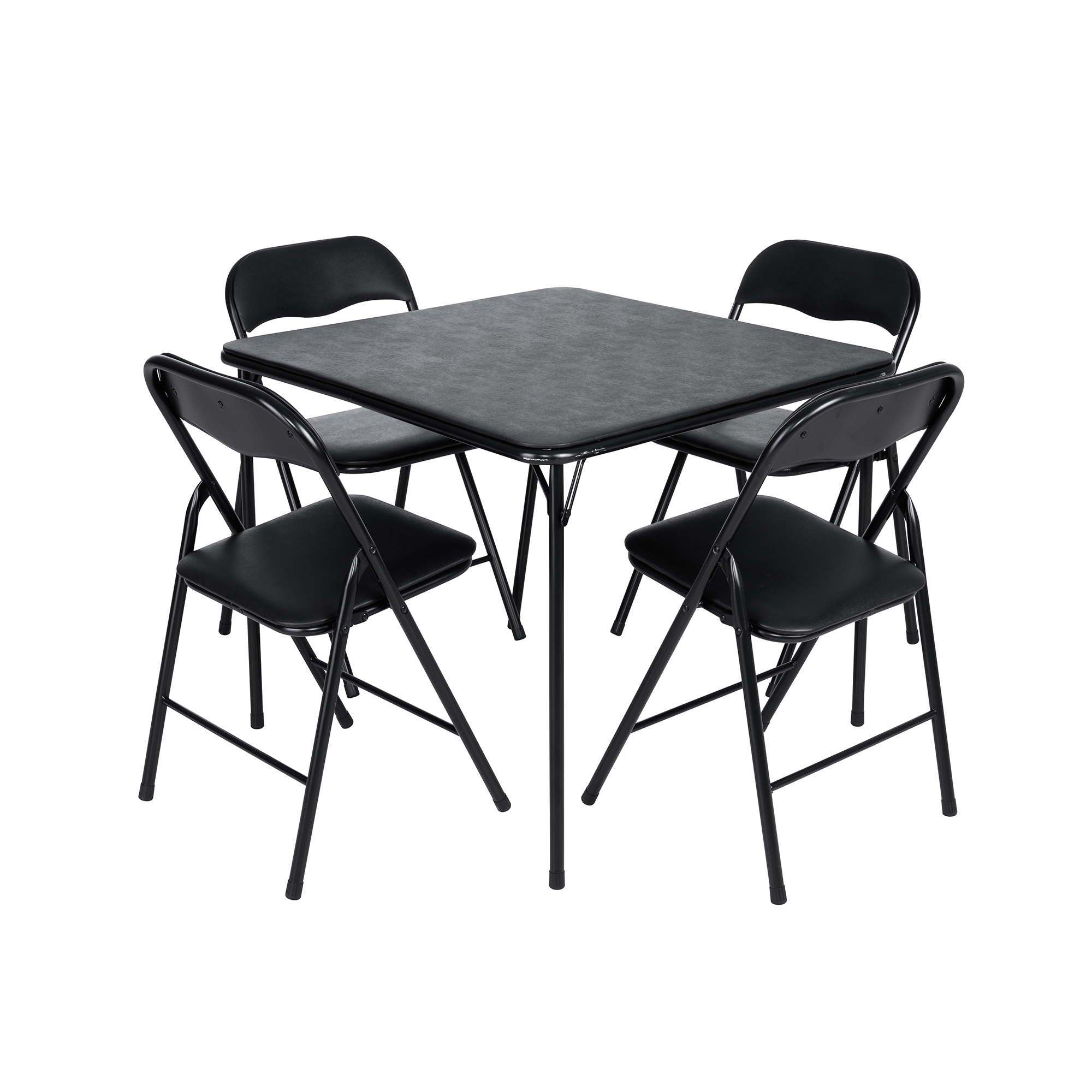 5-Piece Padded Vinyl Table and Chair Set
