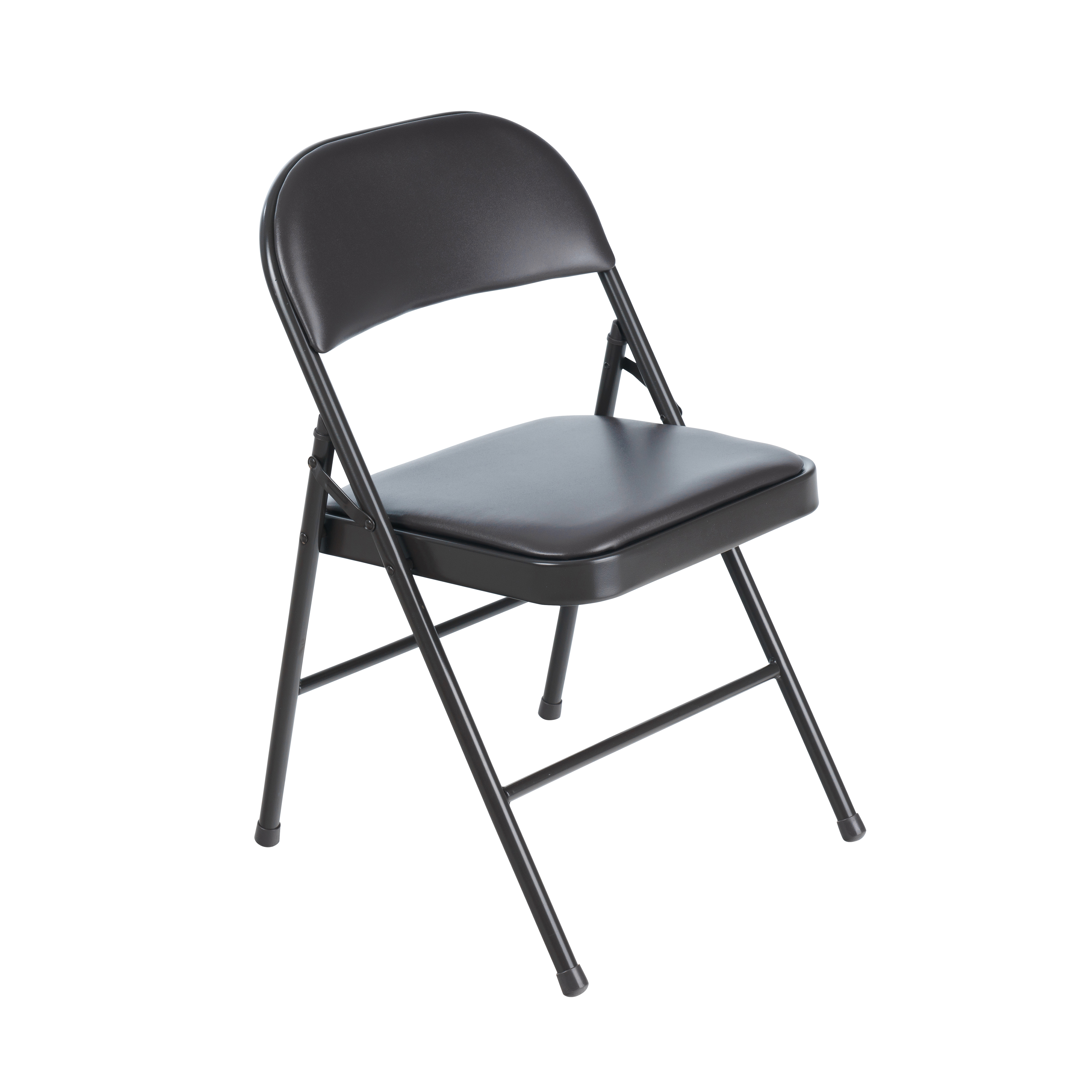 Folding Vinyl Padded Chair (Cinnabar)