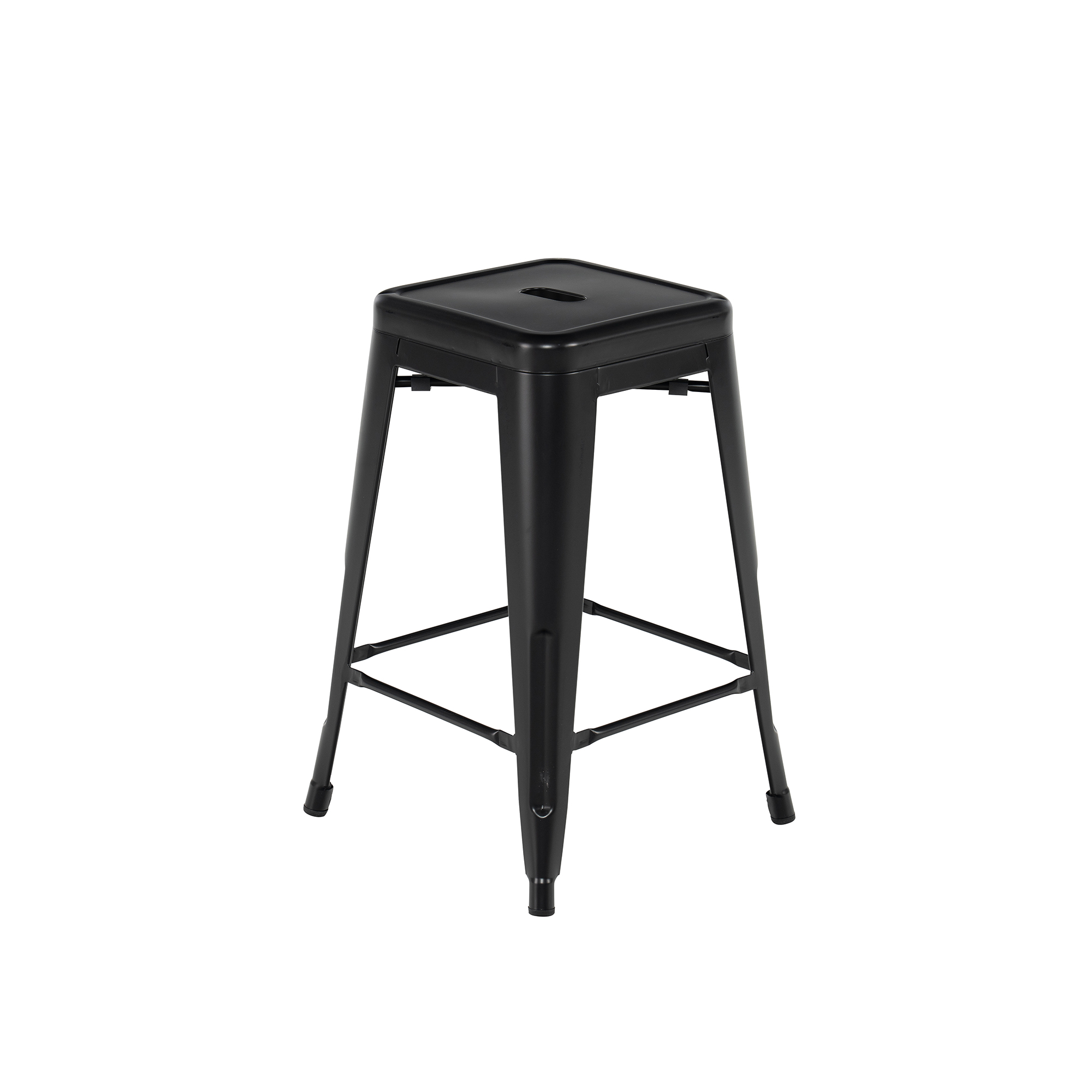 24-inch Metal Bar Stool (Black)